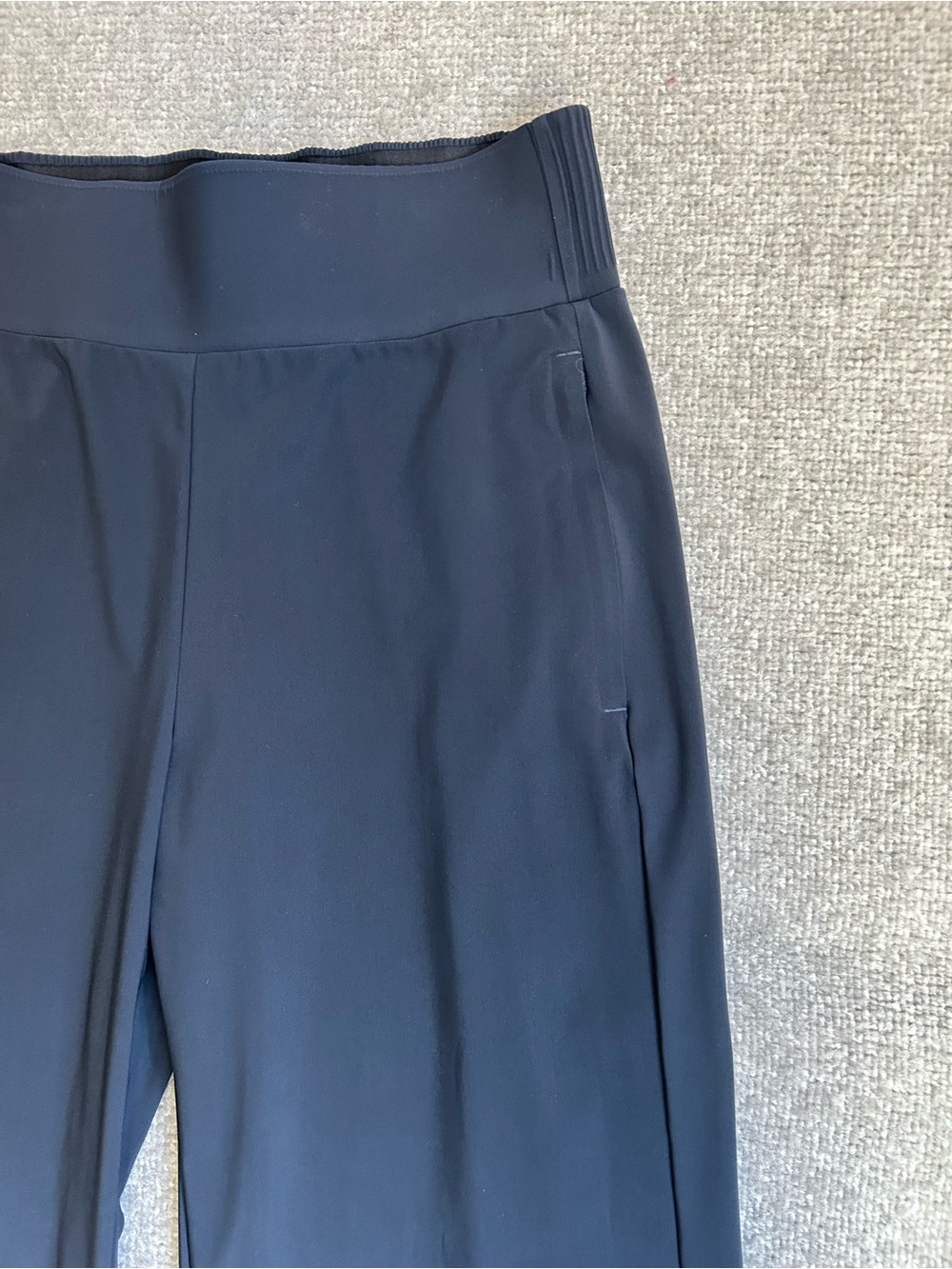 NWOT Athleta Navy Blue Wide Leg Size Medium Cosmic Pants - Picture 7 of 15